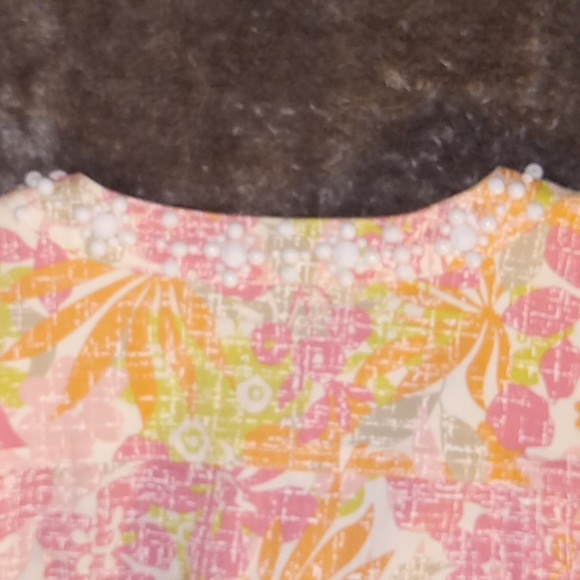 Ruby Rd Beaded Short Jacket 14 Colorful Denim-like - Picture 8 of 14